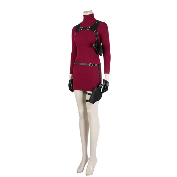 Resident Evil Ada Wong Cosplay Kostuum Outfit Set voor Dames