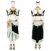 The Legend of Zelda Luxe Riju Cosplay Kostuum Outfit Set voor Volwassenen