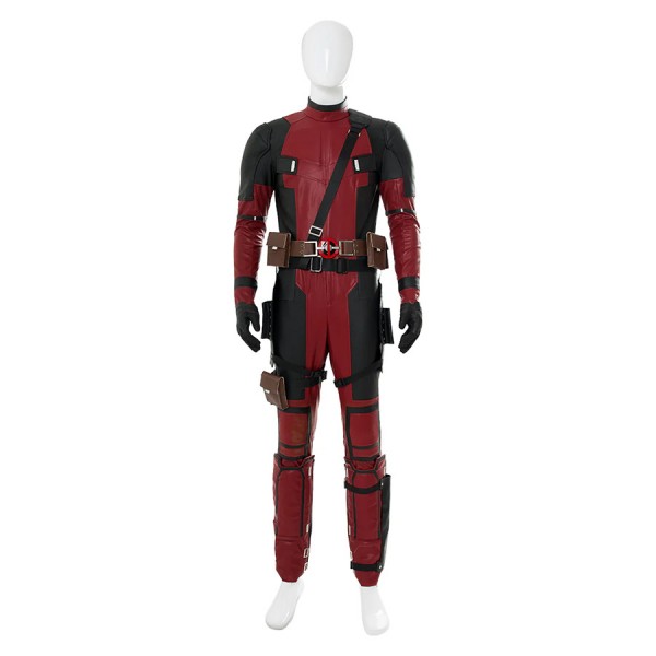 Deadpool Luxe Cosplay Kostuum Outfit Set voor Volwassenen