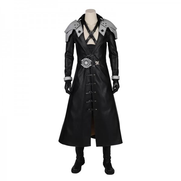 Final Fantasy Luxe Sephiroth Cosplay Kostuum Outfit Set voor Volwassenen