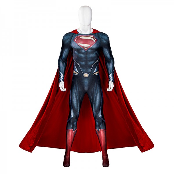 Man of Steel Superman Cosplay Kostuum Outfit Set voor Volwassenen