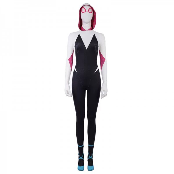 Spider-Man: Into the Spider-Verse Gwen Stacy Cosplay Kostuum Outfit