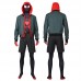 Spider-Man Luxe Miles Morales Cosplay Kostuum Outfit Set voor Volwassenen