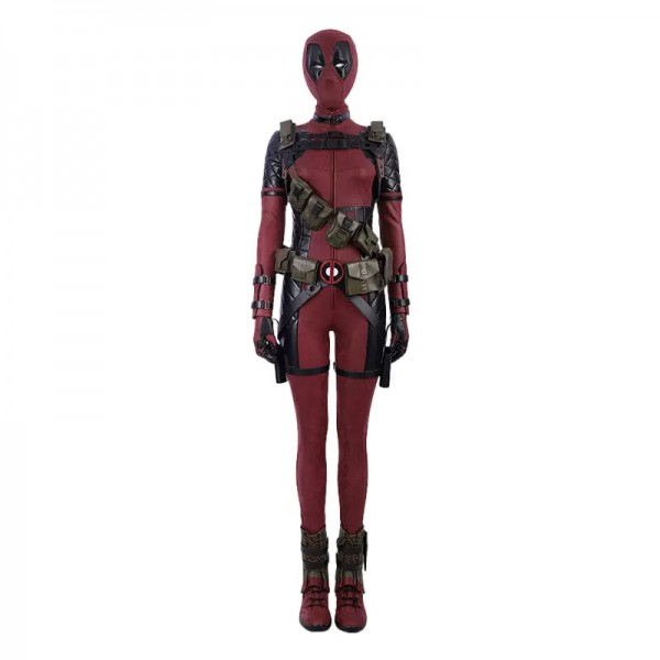 Deadpool Luxe Cosplay Kostuum Outfit Set dames